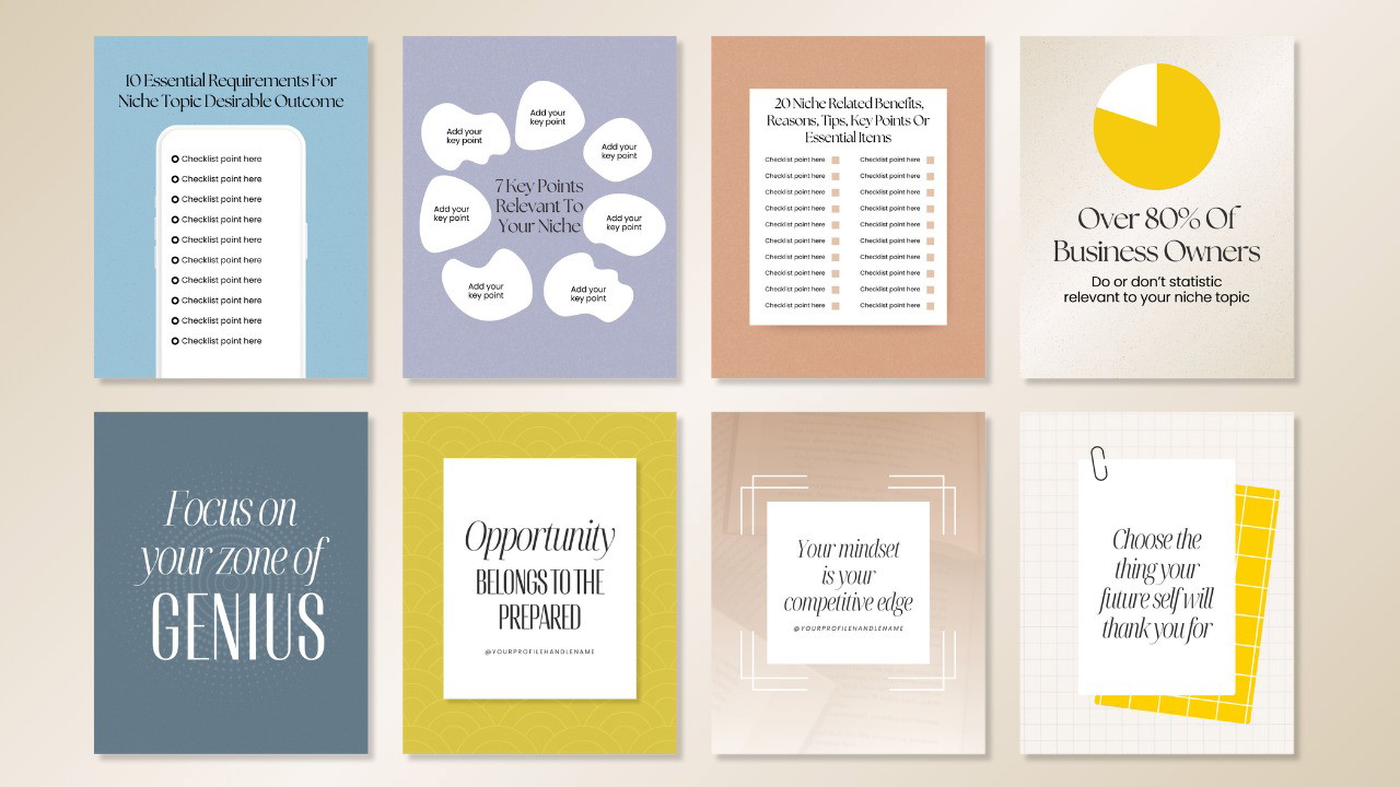 Social Media Canva Template Bundle