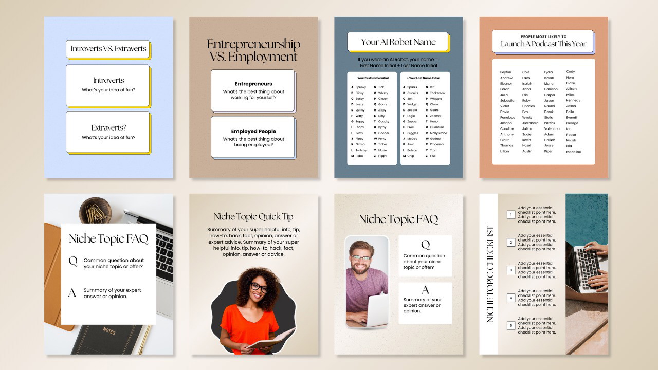 Social Media Canva Template Bundle