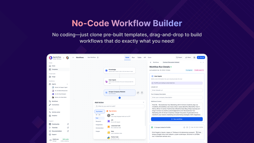 Workflow builder