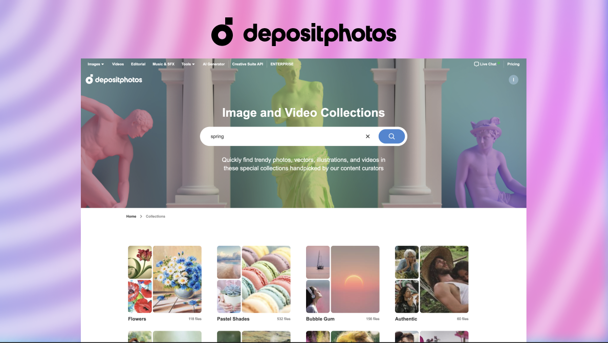 Curated image collections