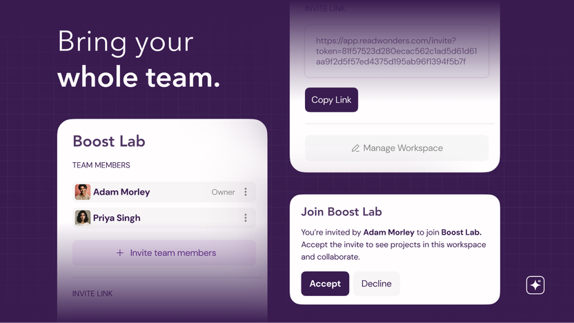 Collaboration features